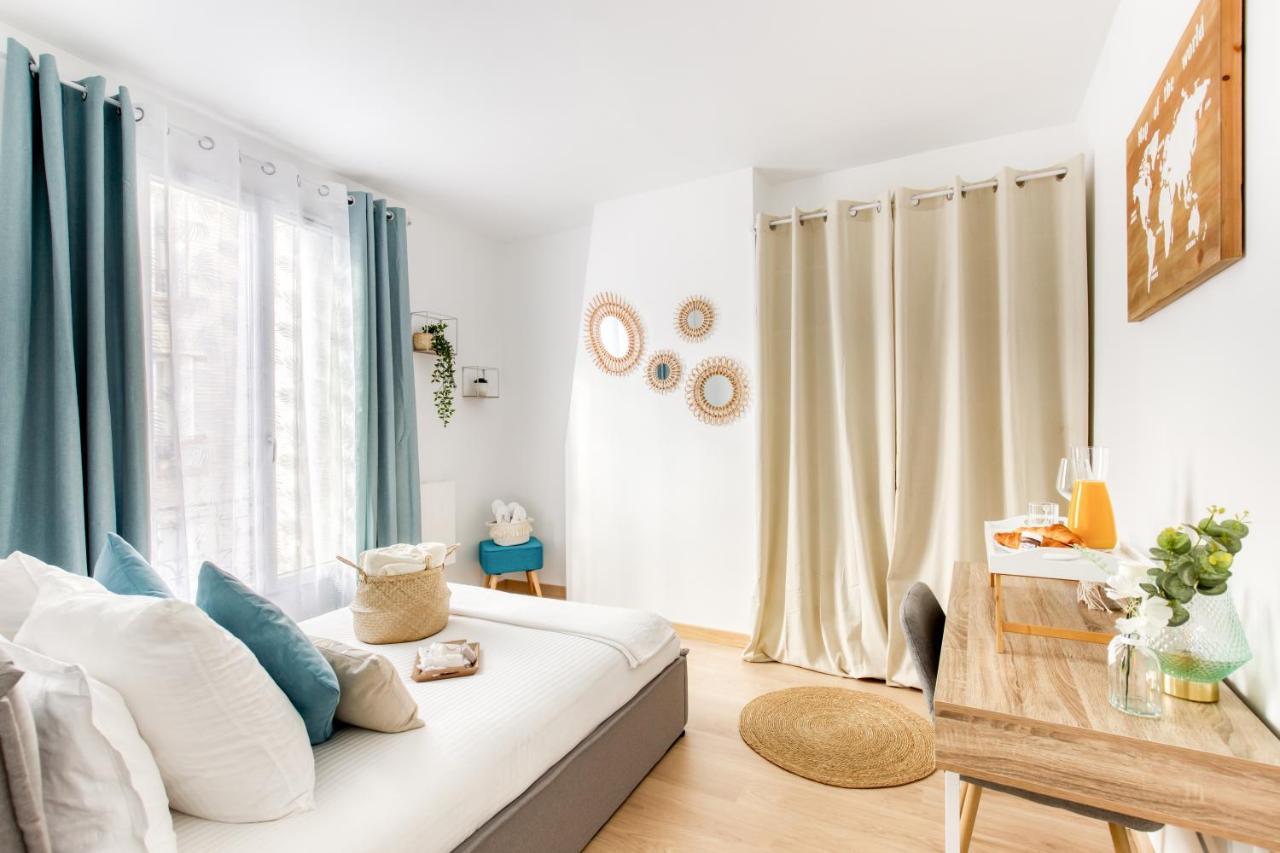 Grand Line - Parking- Metro 5 - Easy Check-In - Netflix - Disney Plus Leilighet Pantin Eksteriør bilde